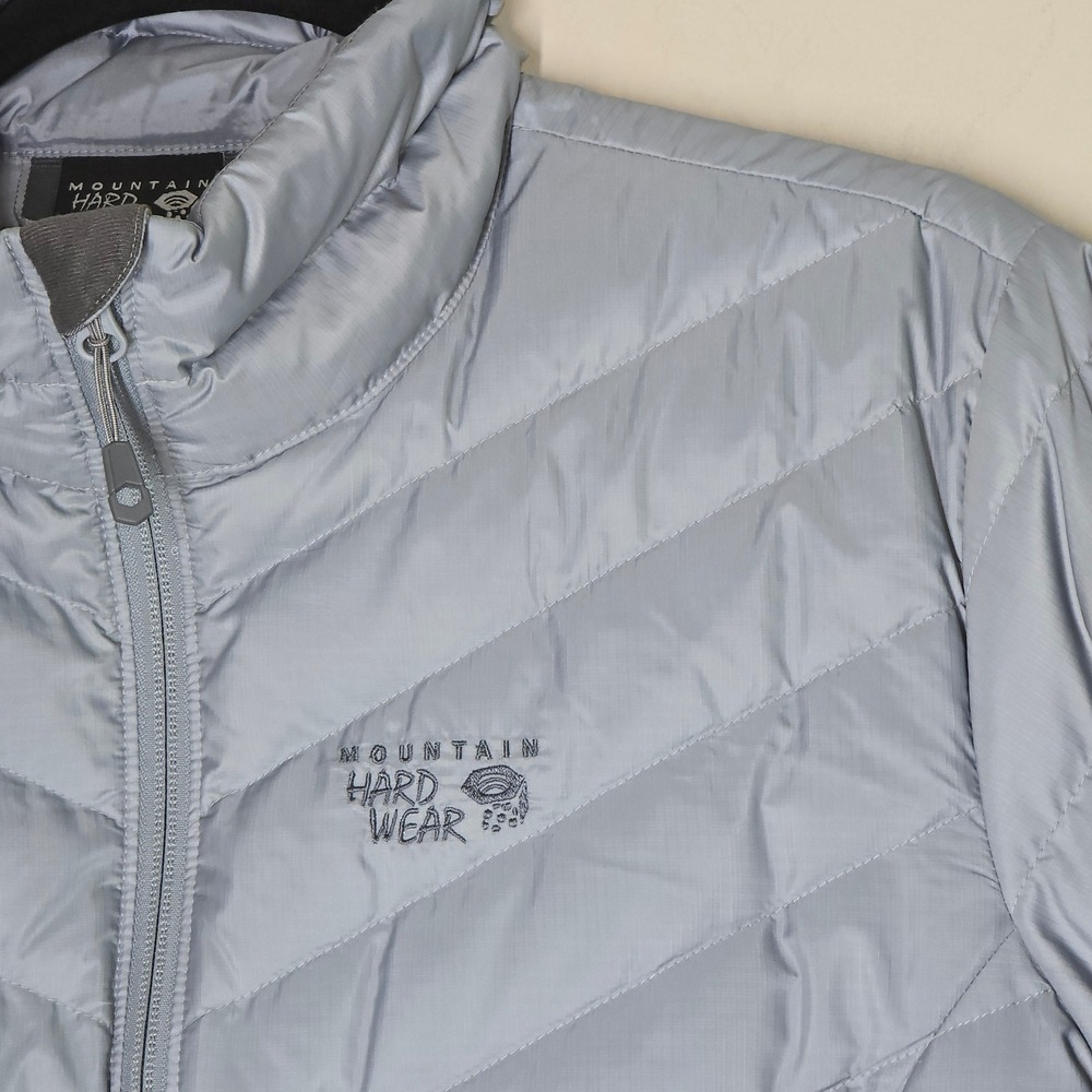 Mountain Hardwear Light Blue/Grey XL Puffer Jacket - Picture 2 of 7